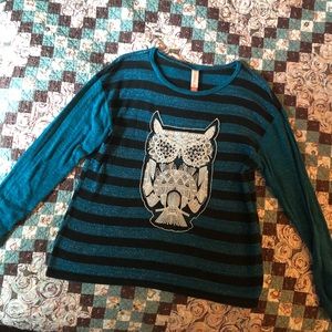 Cozy owl sweater